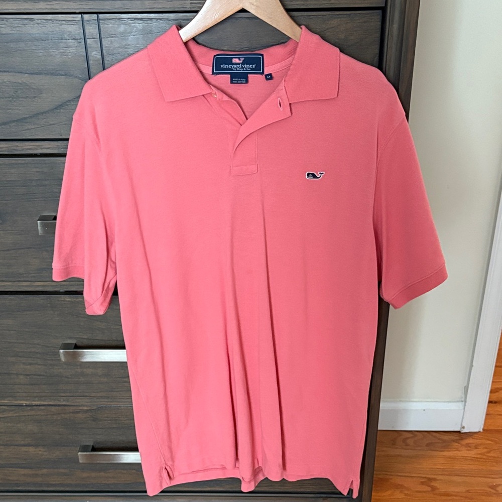 Vineyard Vines Men's Coral Polo Shirt